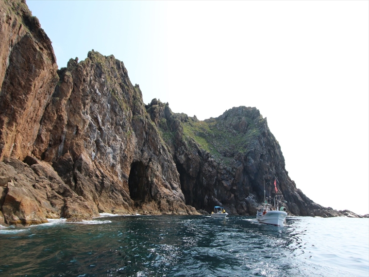 御積島 鳥海山 飛島ジオパーク